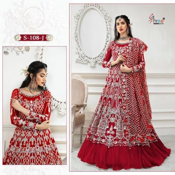 Shree Fab S-108 Designer Net Suit