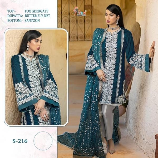 Shree Fab S-216 Designer Faux Georgette Suit