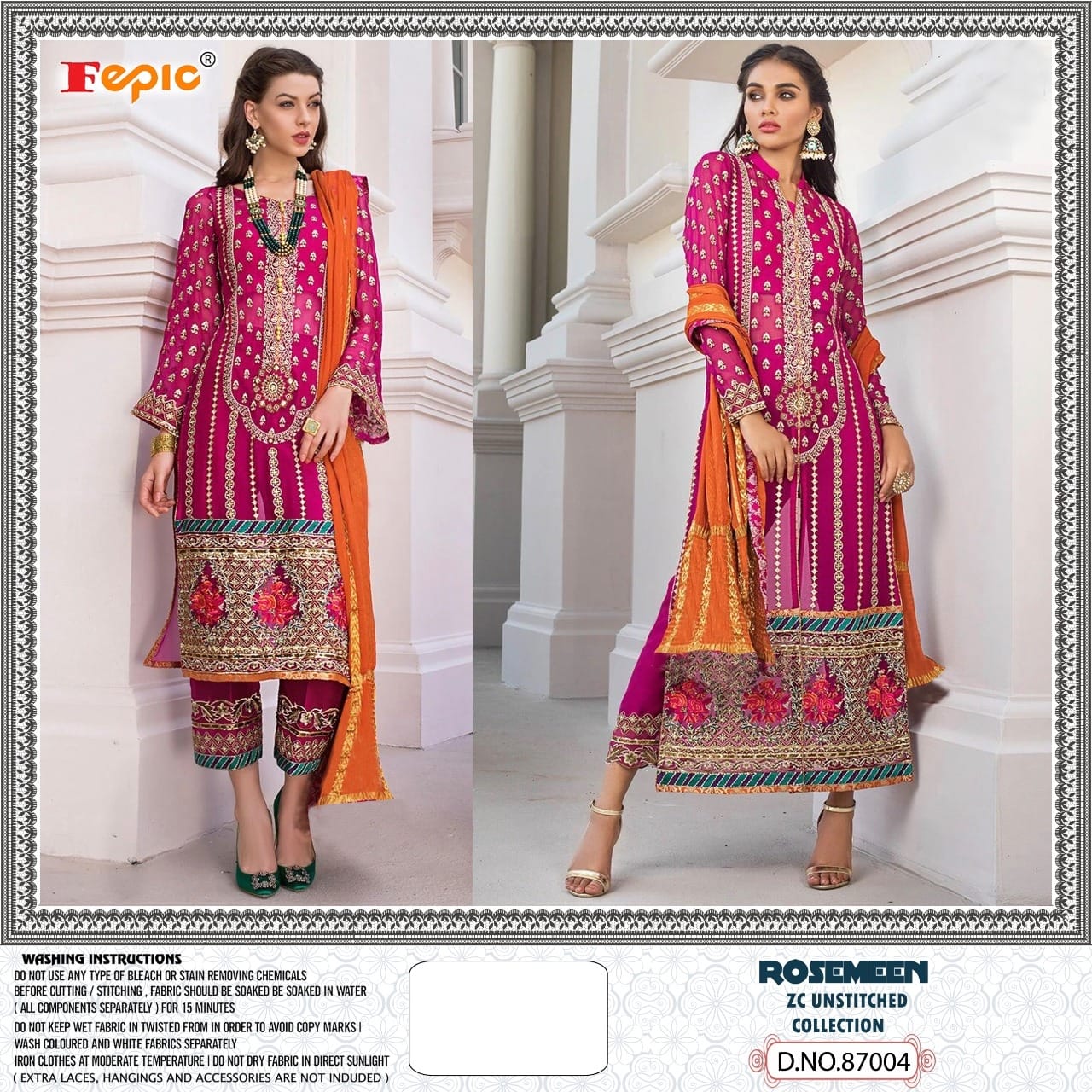 Fepic Rosemeen 87004 Designer Georgette Suit