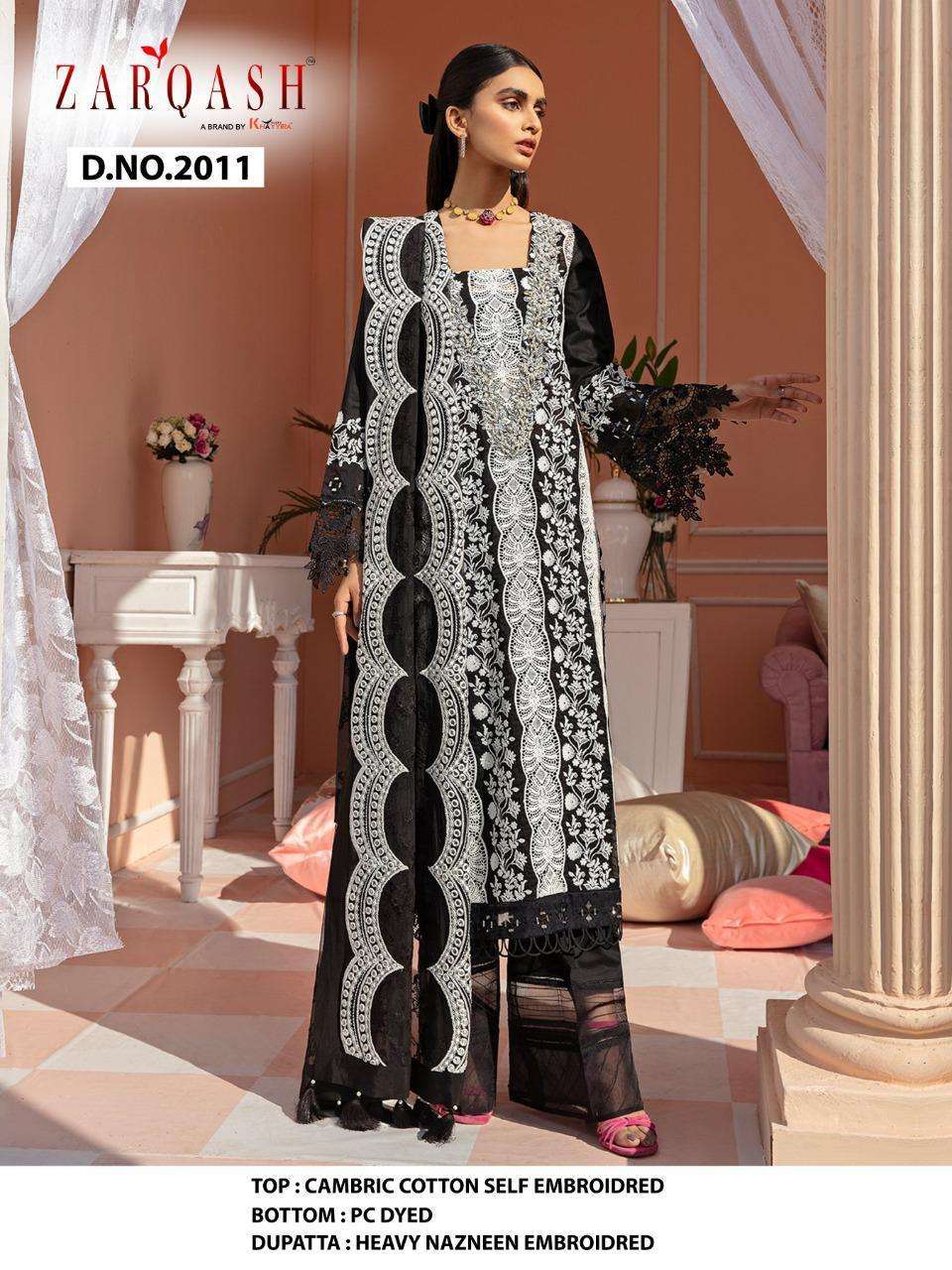 Zarqash Nureh Series 2008-2011 Luxury Lawn Cotton Embroidery Suit