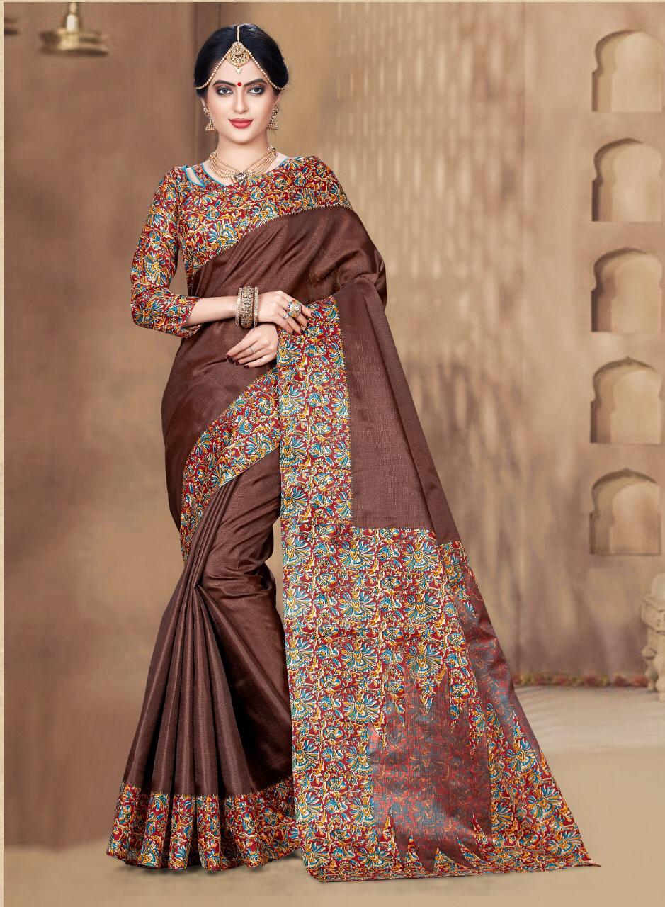 Sangam Prints Geetanjali Series 1001-1008 Silk Saree