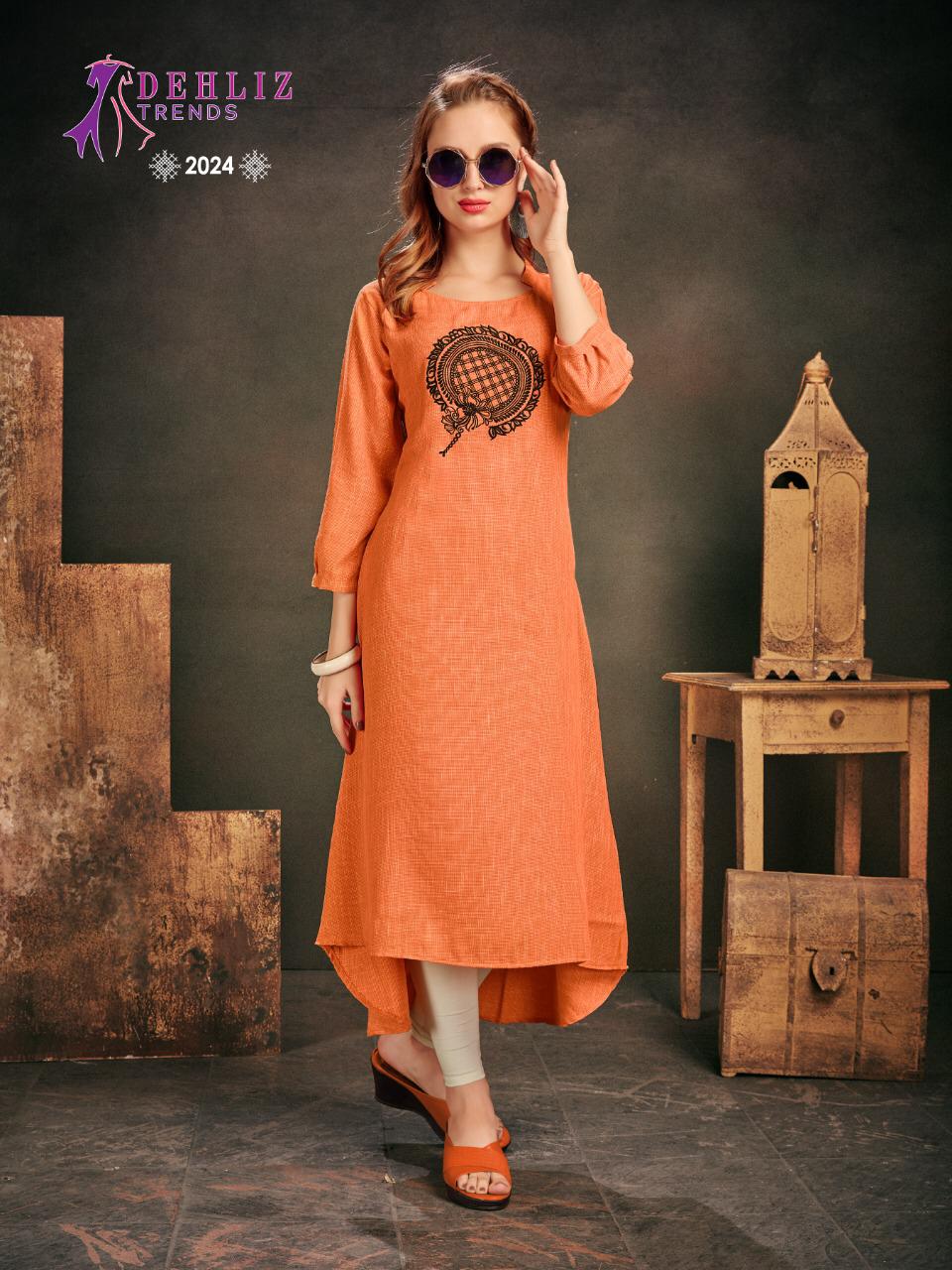 Rung By Dehliz Trendz Premium Rayon Casual Wear Fancy Kurti Collection