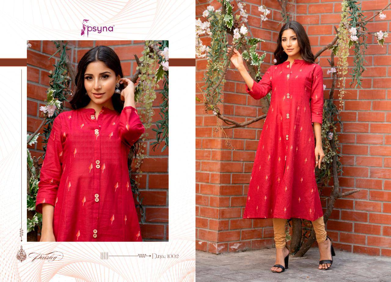 Paisley By Psyna Cotton Casual Wear Kurti Collection