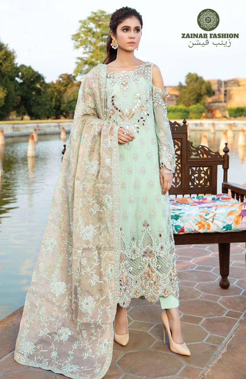 Zainab Fashion Zf-104 Designer Georgette Suit