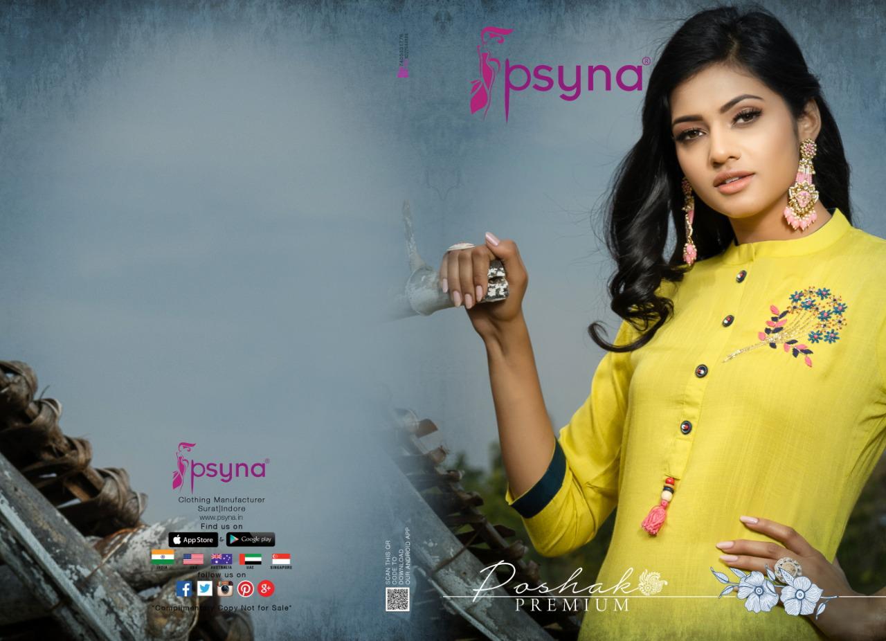 Psyna Poshak Premium Classy Catchy Look Beautifully Designed Kurties