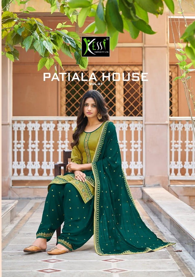 Kessi Fabrics Patiyala House Vol 83 Jam Silk Attrective Look Salwar Suit Catalog