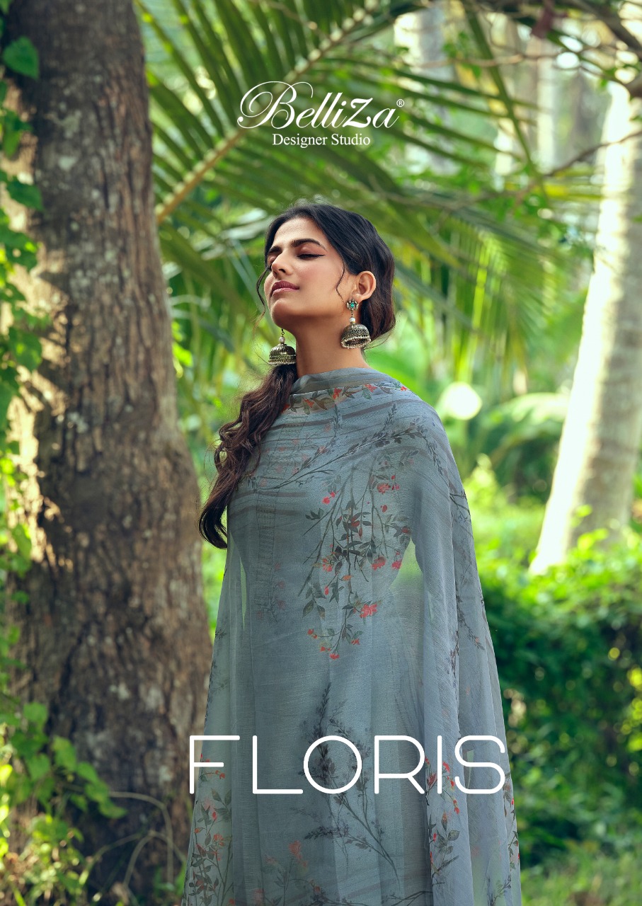 Beliza Desianer Studio Floris Attrective Digital Style Print Salwar Suit Catalog