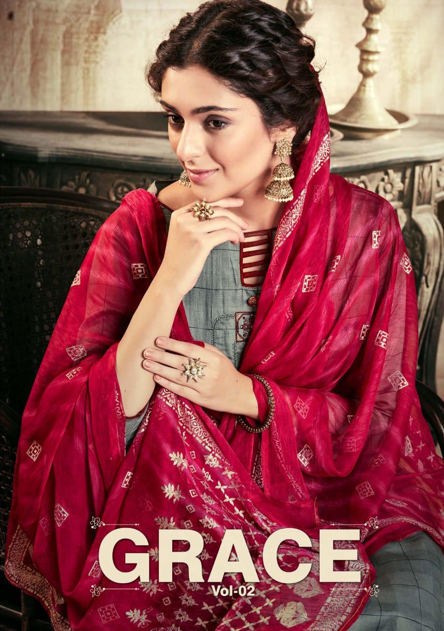 Sargam Prints Grace-2 Series 143001-143008 Astonishing Style Suits