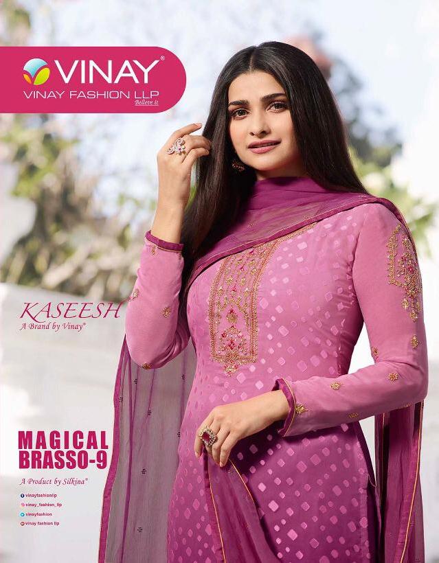 Vinay Fashion Magical Brasso-9 Series 13291-13298 Brasso Suit