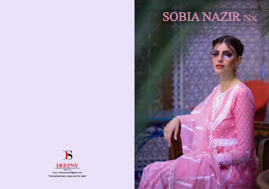 Deepsy Suits Sobia Nazir Nx Series 621-625 Pakistani Dress Material