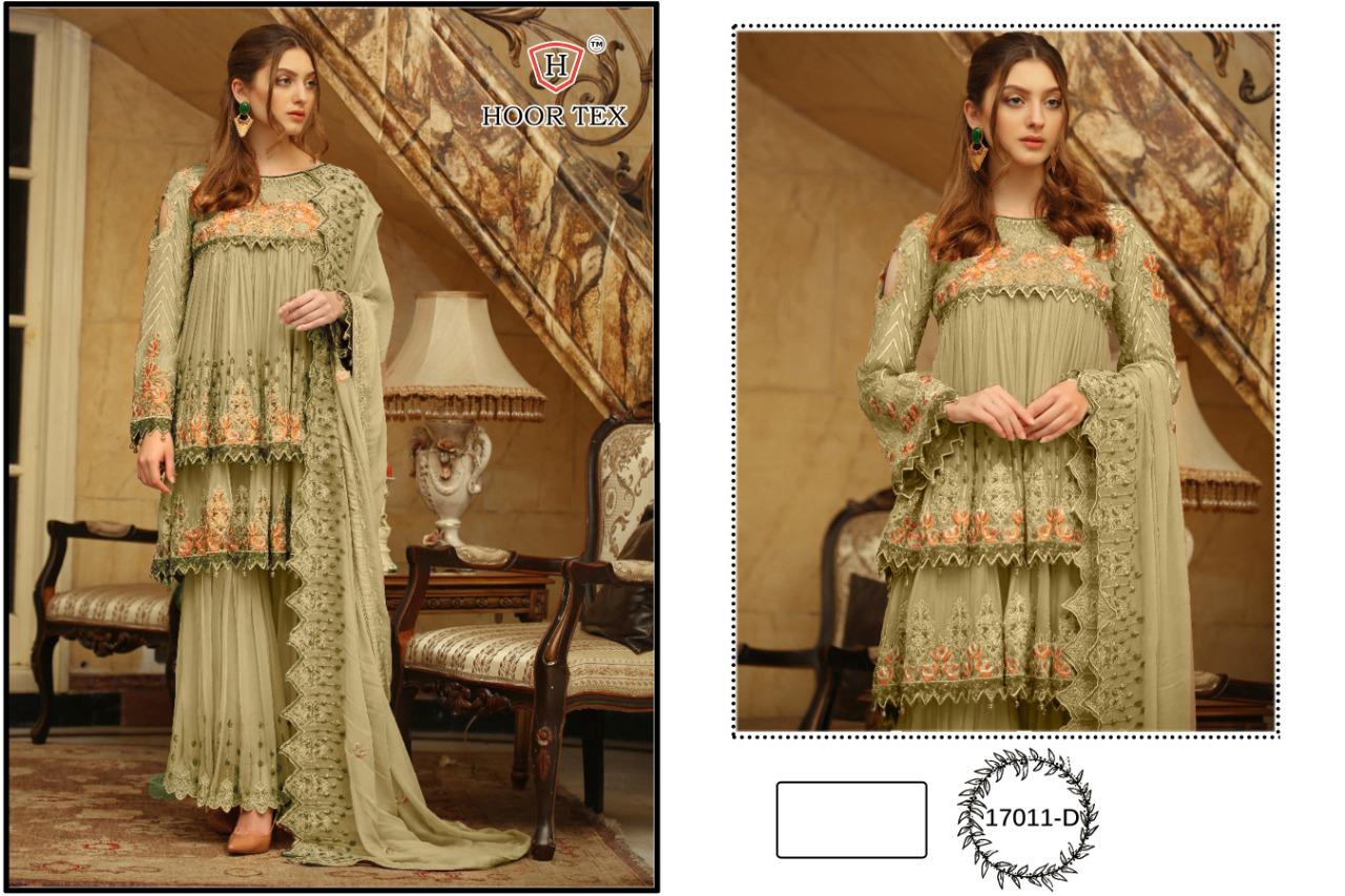 Hoor Tex 170011  Designer Heavy Faux Georgette Suit