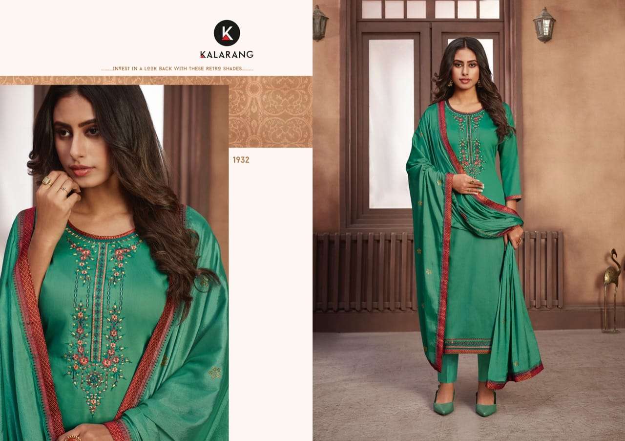 Kalarang Jessica Vol-3 Series 1931-1934 Jam Silk Cotton Salwar Kameez