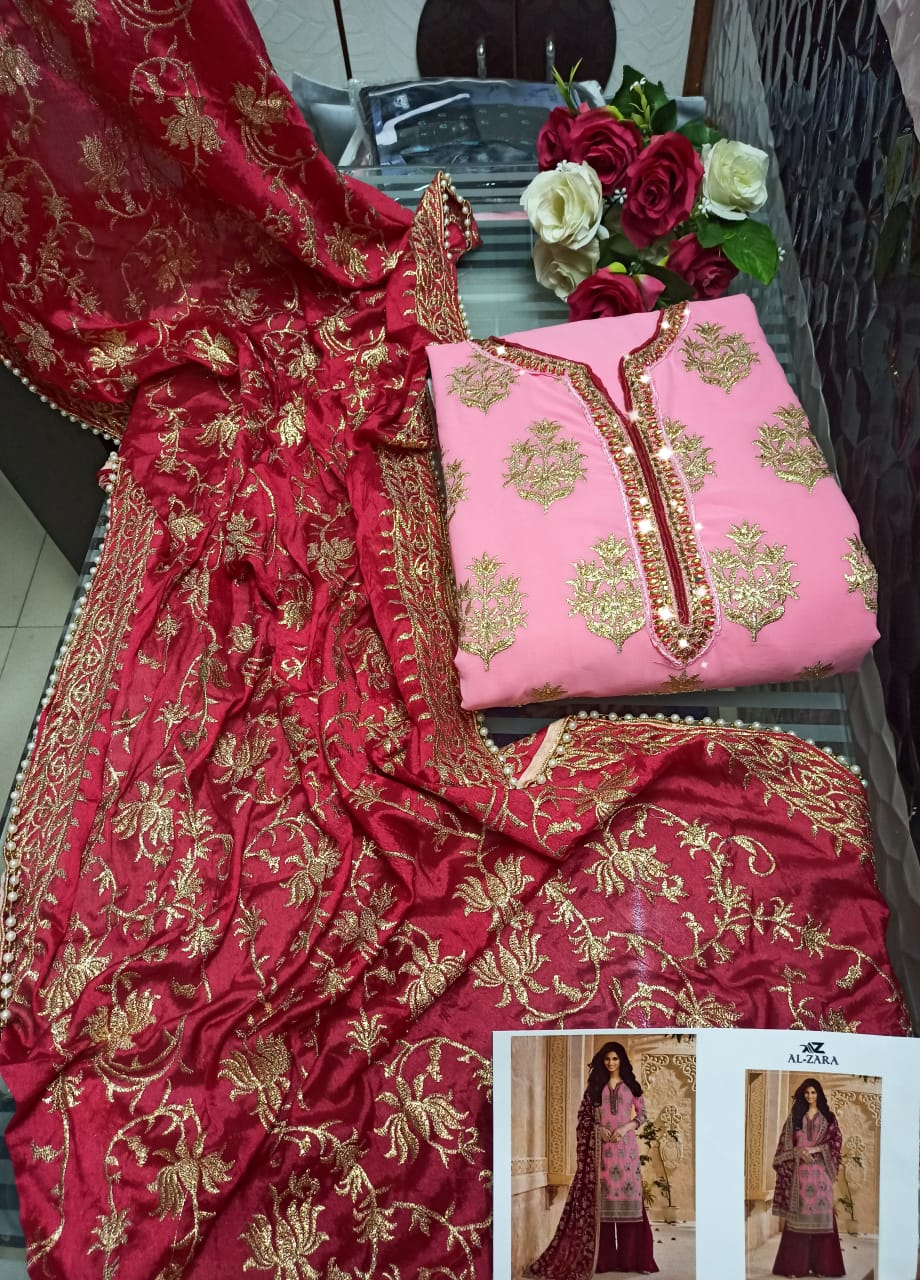 Al-zara Mutiyaar Hit Design Faux Georgette Suit