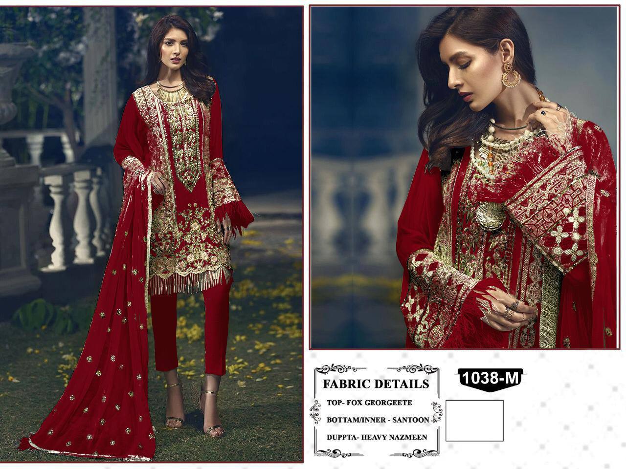 Bhawani Textile Presents 1038 Kf Designer Faux Georgette Suit