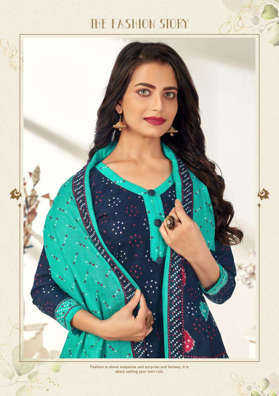 Mayur Bandhani Special Vol-11 Series 11001-11012 Cotton Suit