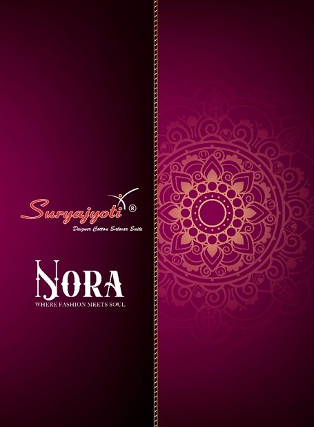 Suryajyoti Nora Vol-1 Series 1001-1008 Satin Cotton With Fine Work Suit