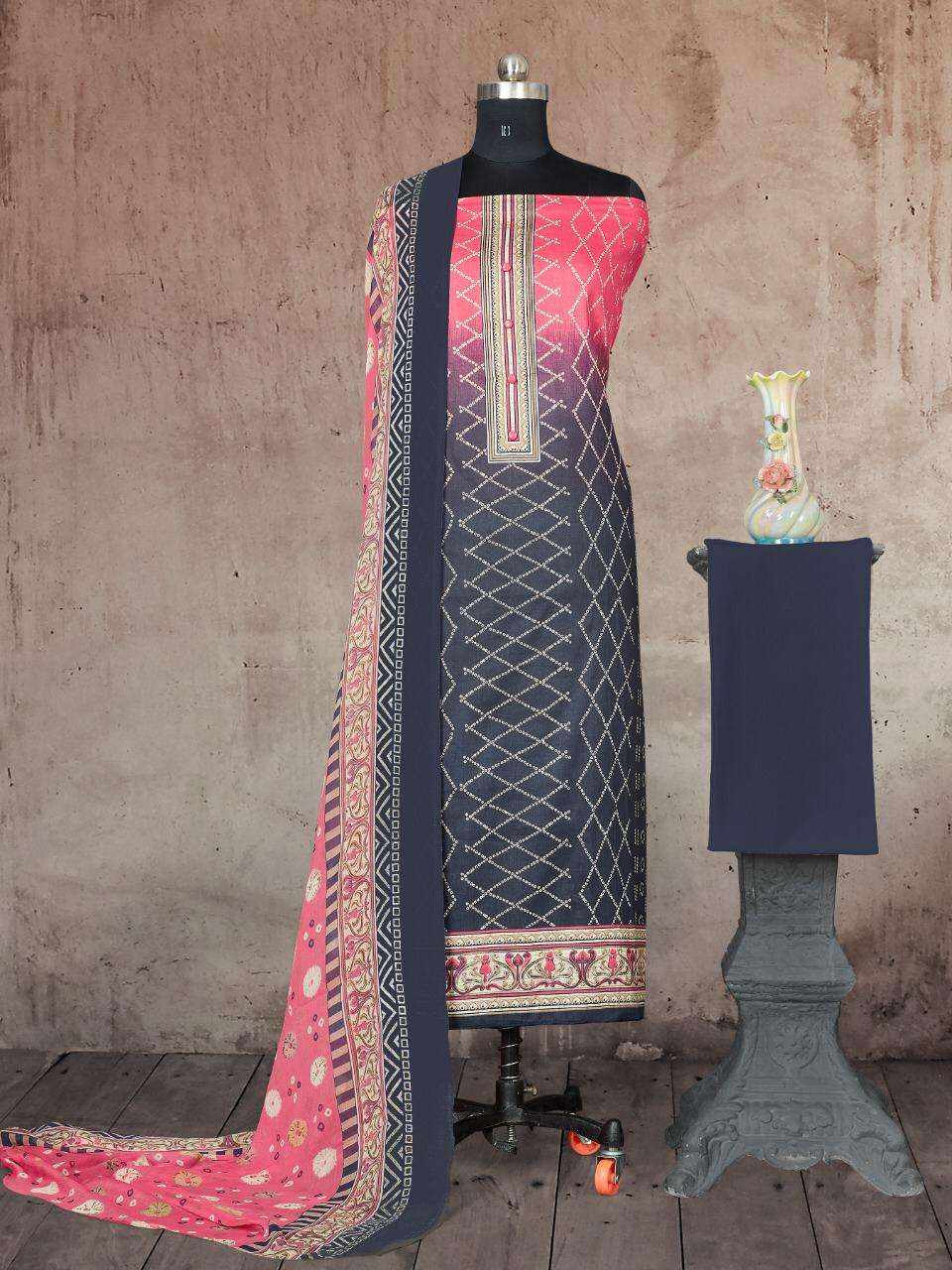 Bipson Preeto 1434 Glace Cotton Designer Salwar Kameez