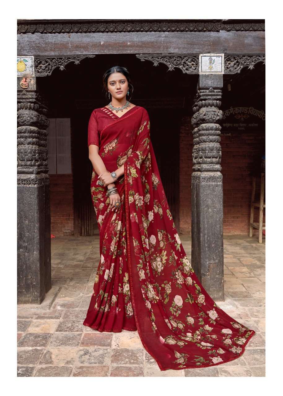 Kashvi Creation Ryka Series 37001-37010 Georgette Saree