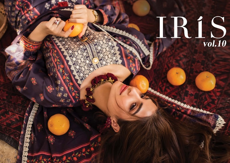 Iris Karachi Vol-10 Series 10001-10010 Pure Cotton Suit