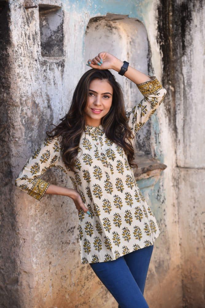 Bt Presents Cotton Printed Kurti