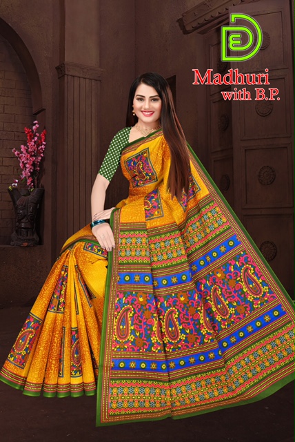 Madhuri Sarees Vol-1 Printed Low Range Cotton Sarees