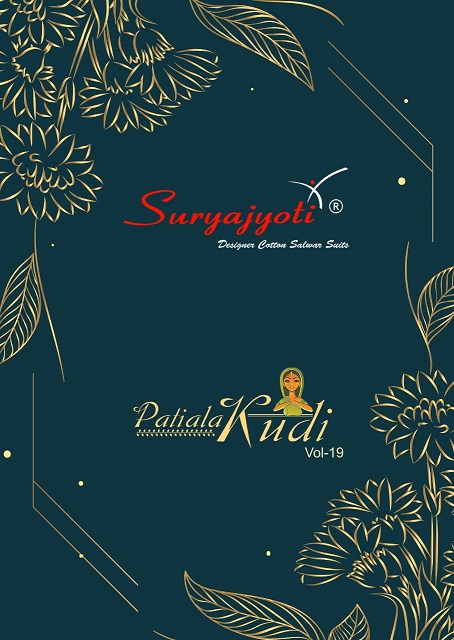 Suryajyoti Patiala Kudi Vol-19 Series 19001-19010 Cotton Printed Suit