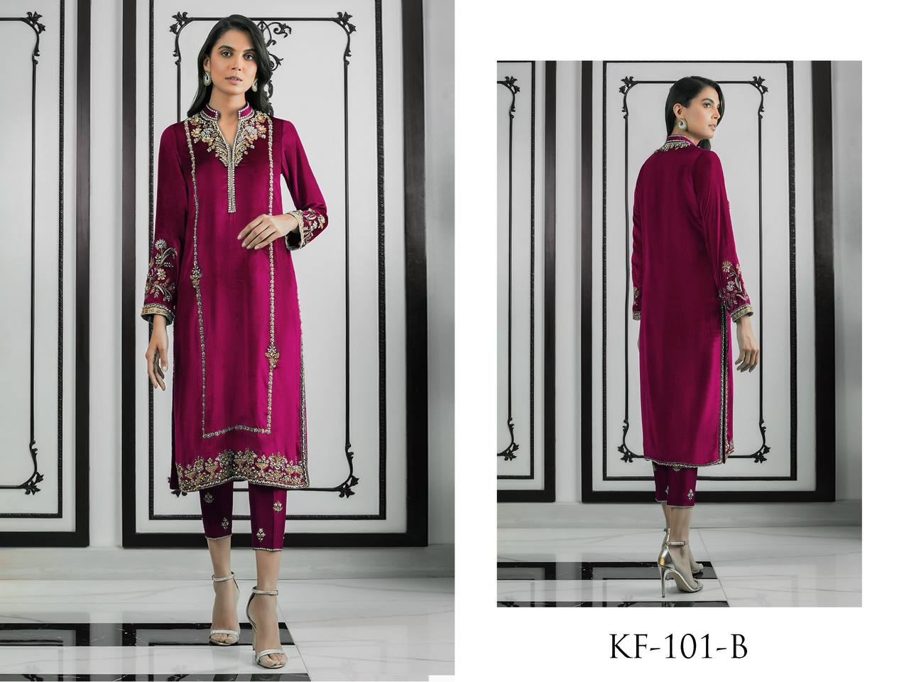 Kf-101 Designer Heavy Satin Mosh Suit