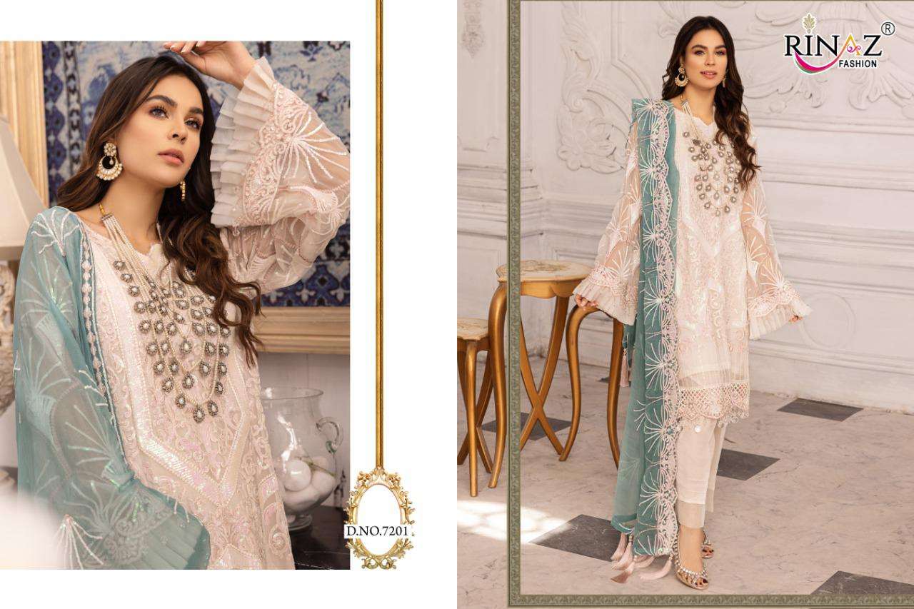 Rinaz Jazmin Vol-16 Series 7201-7205 Georgette Pakistani Dresses