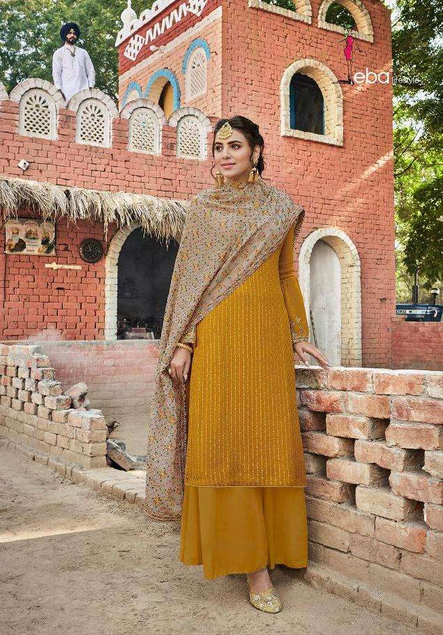 Eba Lifestyle Ashpreet Nx Series 1190-1194 Chinon Embroidery Suits