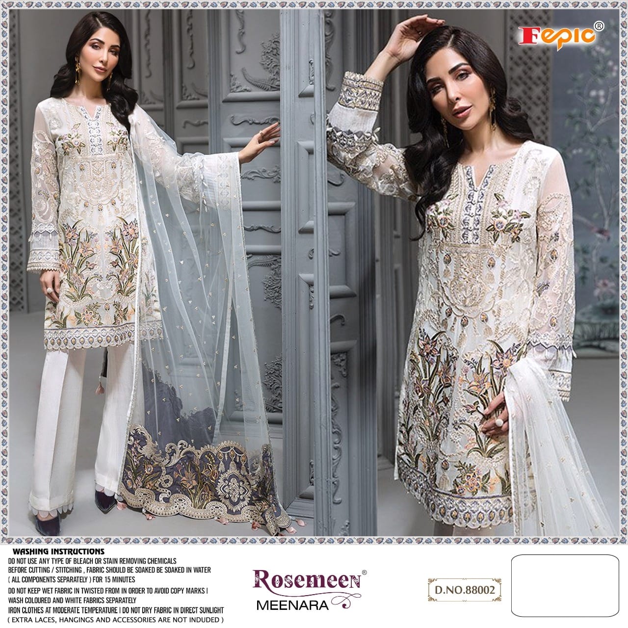 Fepic Rosemeen Meenara 88002 Designer Georgette Suit