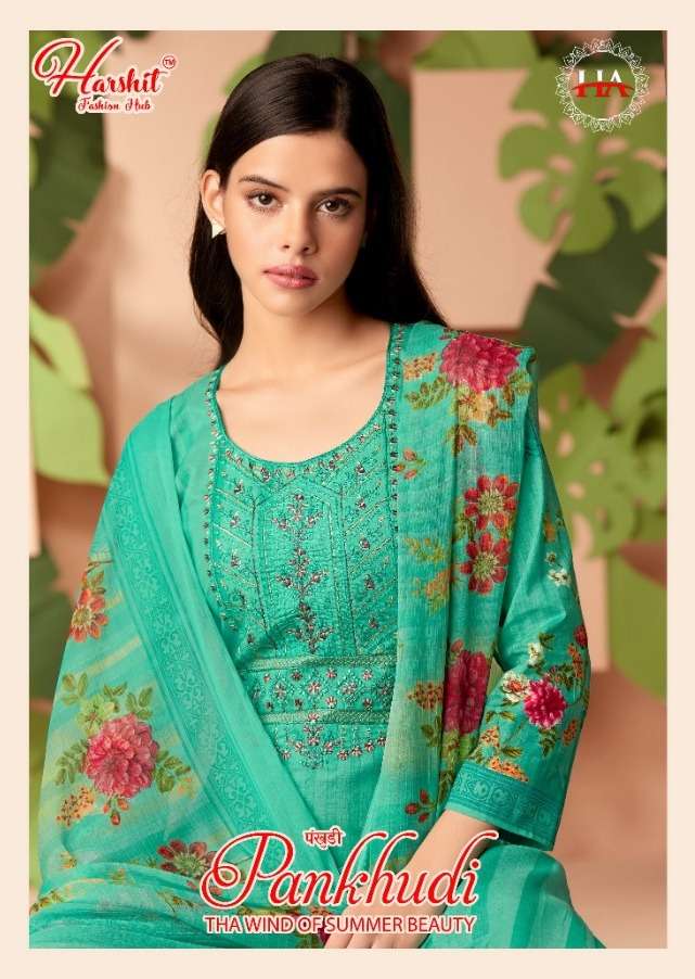 Pankhudi By Harshit Cotton Casual Wear Ladies Salwar Kameez
