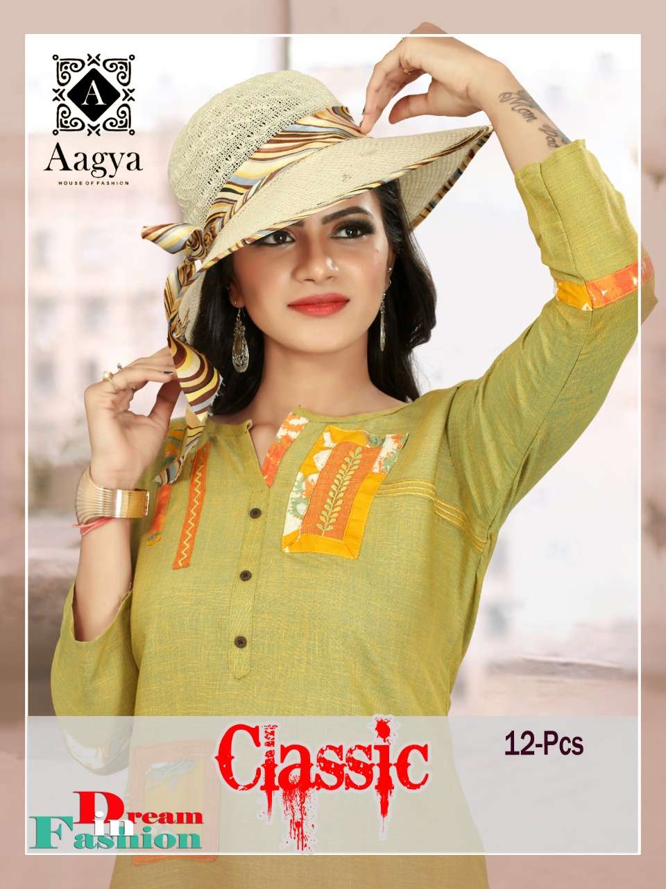 Aagya Classic Series 001-012 Rayon Short Top Collection