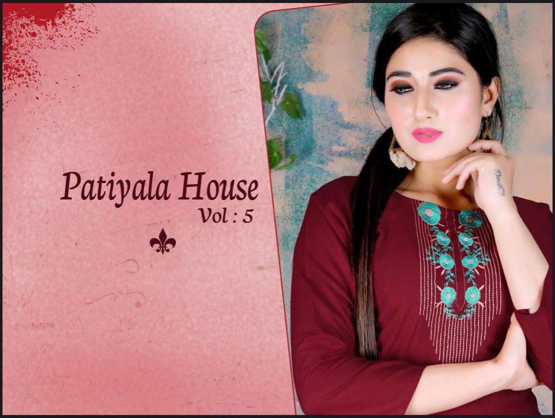 Fashion Talk Patiyala House Vol-5 Series 1001-1006 Heavy Rayon Suit