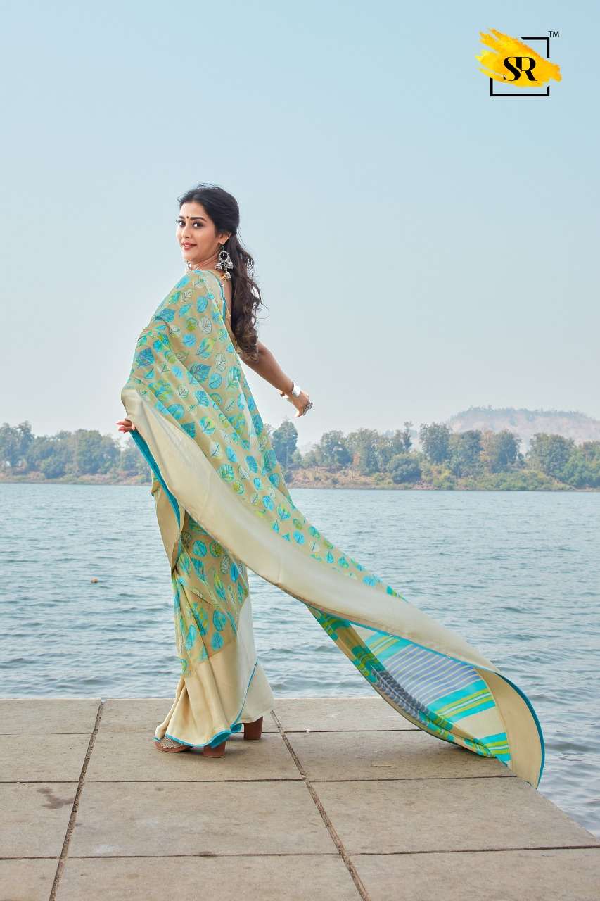 Sr Saree Jeevika Weightless Printed Indian Fancy Saree