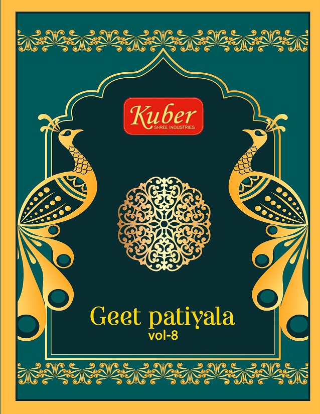 Kuber Geet Patiyala Vol-8 Series 857-867 Pure Cotton Suit