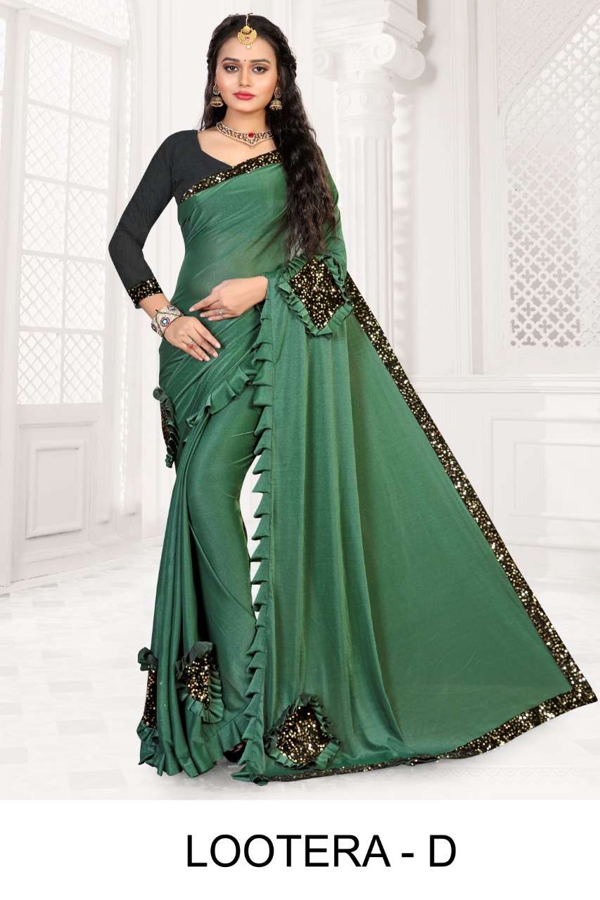 Ranjna Saree Lootera Imported Lycra Bollywood Style Saree