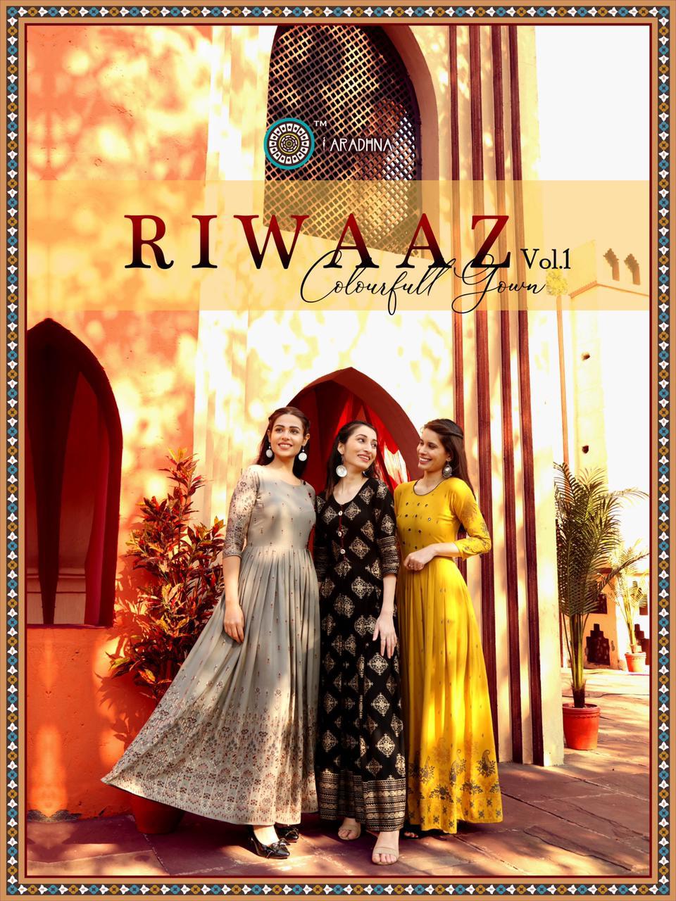 Aradhna Riwaaz-1 Heavy Rayon Kurti