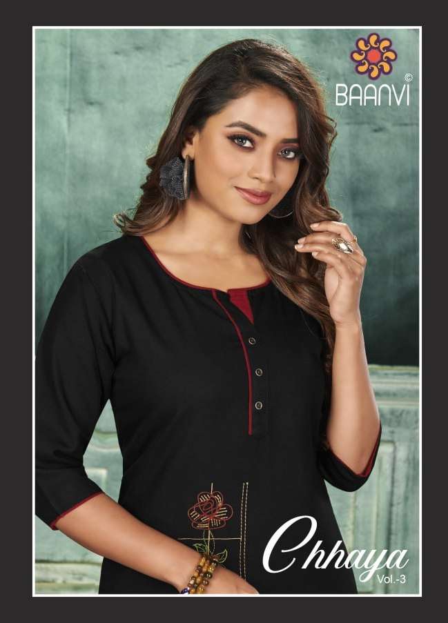 Baanvi Chhaya Vol-3 Series 301-308 Cotton Work Kurtis