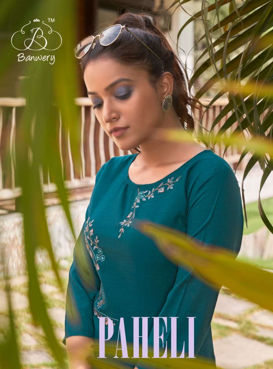 Banwery Paheli Series 1001-1011 Cotton Daily Wear Kurti