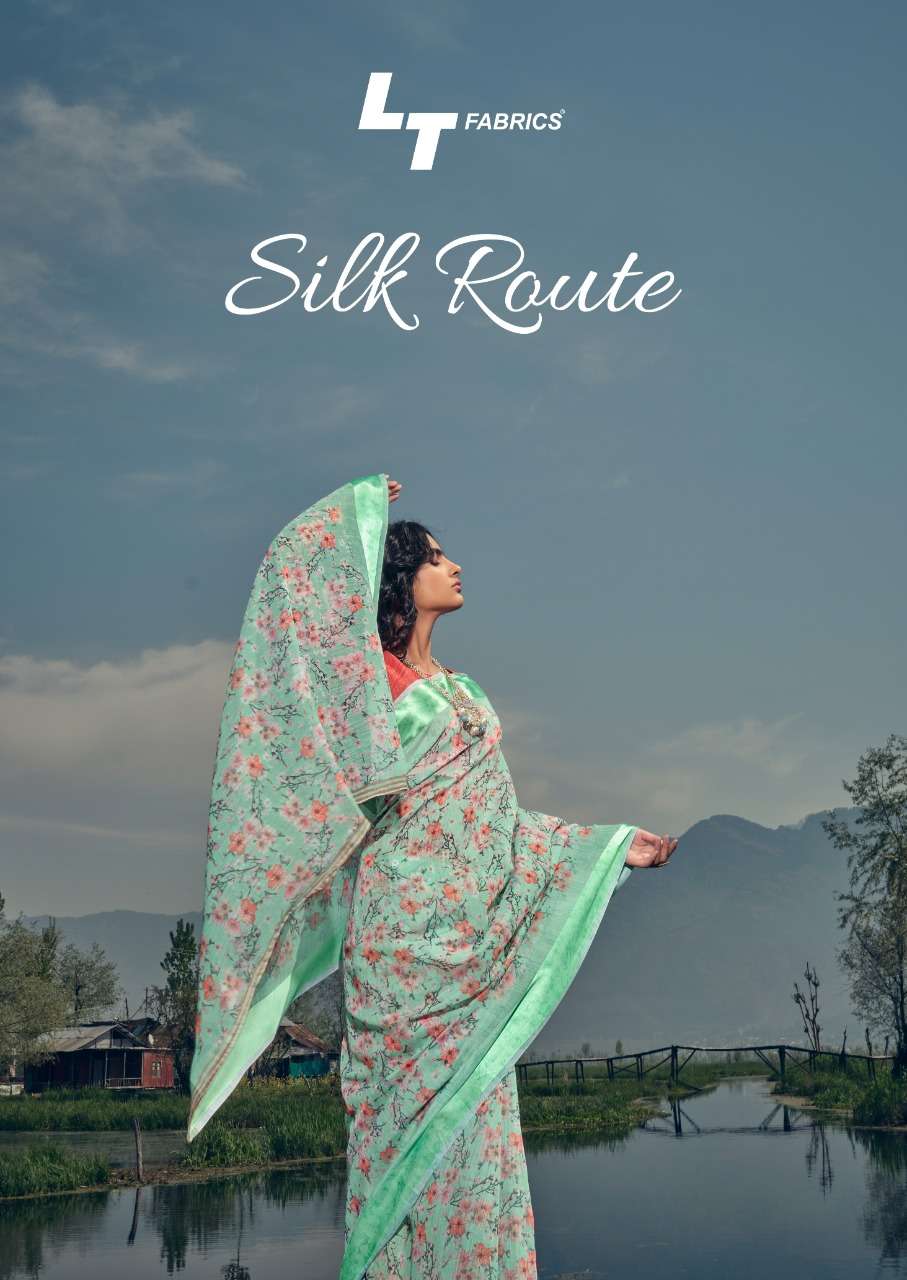 Kashvi Silk Route Series 5001-5010 Printed Saree With Sonakshi Patta