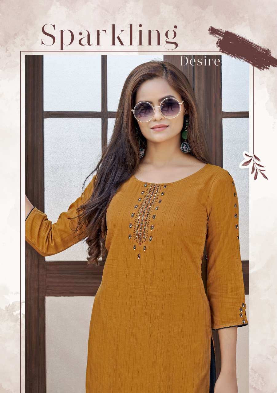 Koodee Present Mellow Pure Viscose Designer Kurti With Plazzo Wholesaler