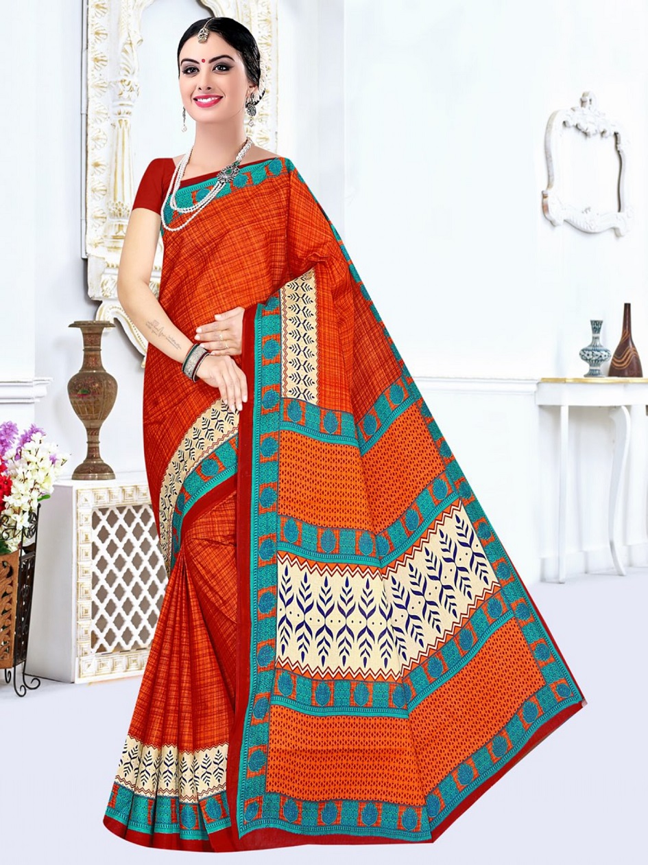 Karina Purnima Printed Low Range Cotton Saree At Wholesale Price