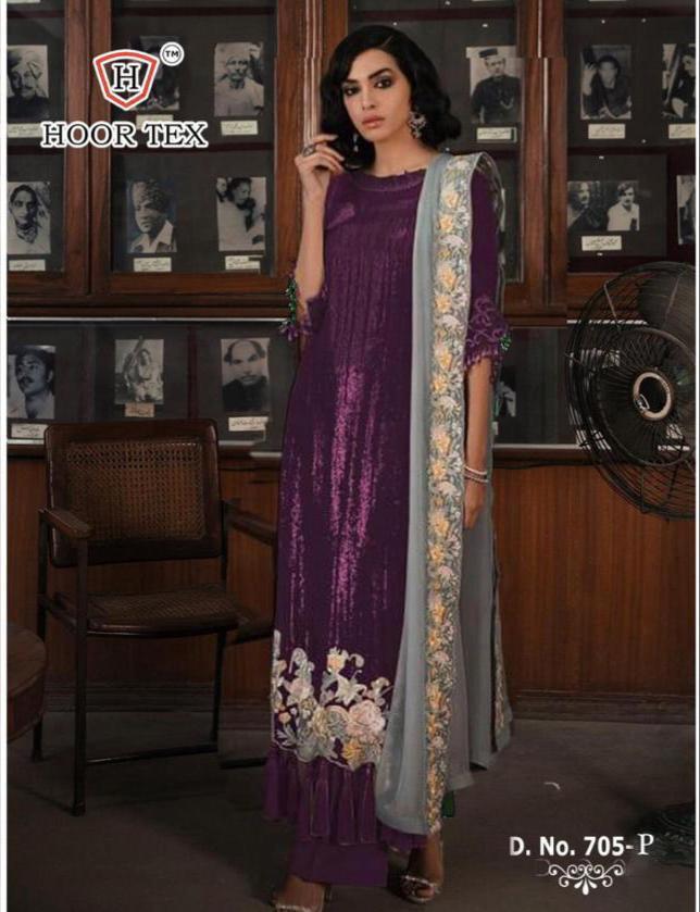 Hoor Tex Colour Edition 705 Designer Heavy Georgette Suit