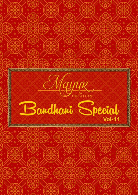 Mayur Bandhani Vol-11 Series 11001-11012 Pure Cotton Printed Suit