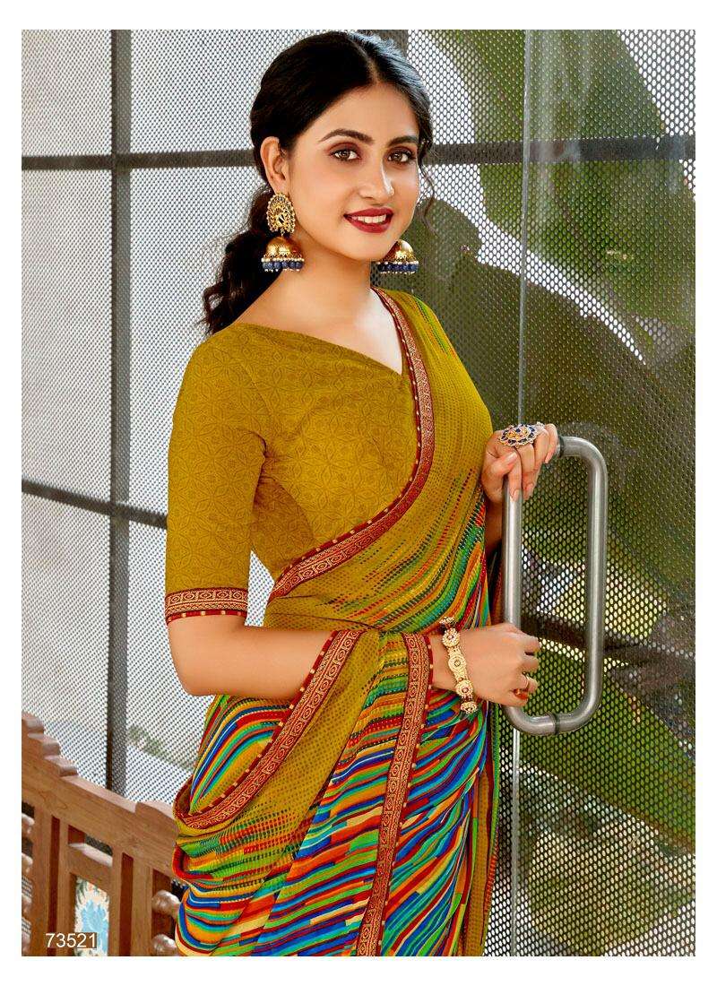 Antra Sofina Series 73521-73530 Weightless Printed Sarees