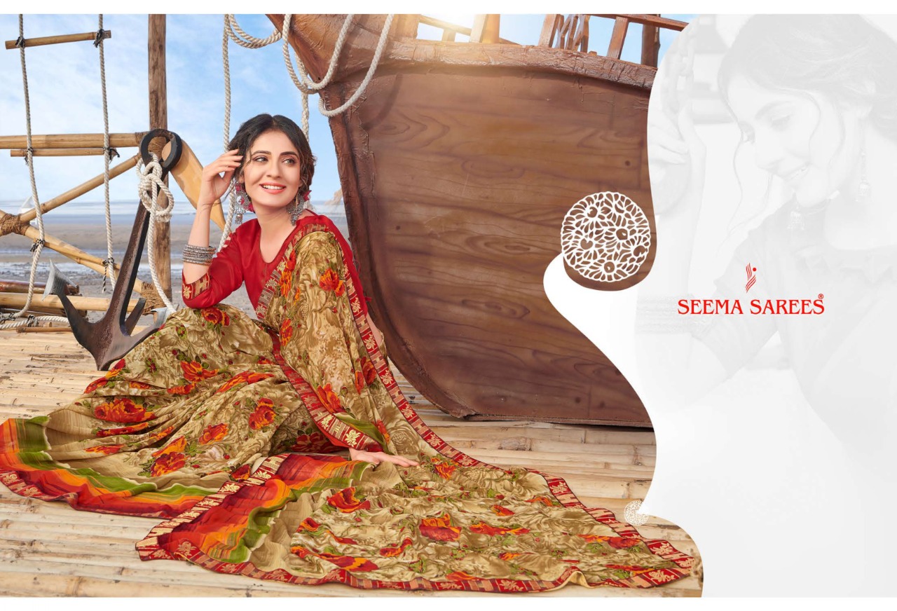 Seema Sarees Humrahi Vol-27 Weightless Saree