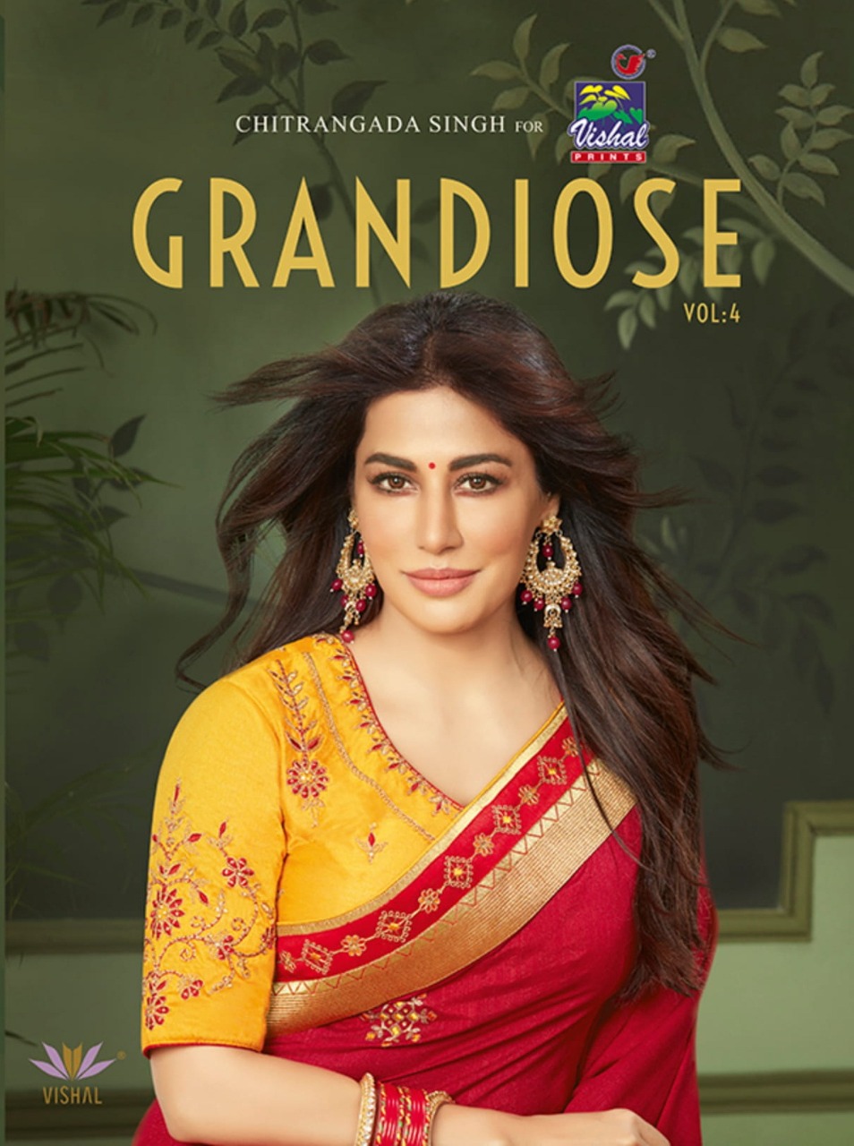 Vishal Grandiose Vol-4 Series 2304-2321 Printed Saree