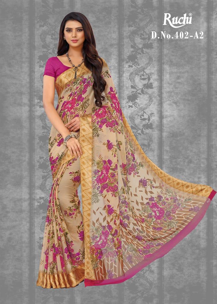 Ruchi Super Hit Designs Hd Printed Saree At Wholesale Price