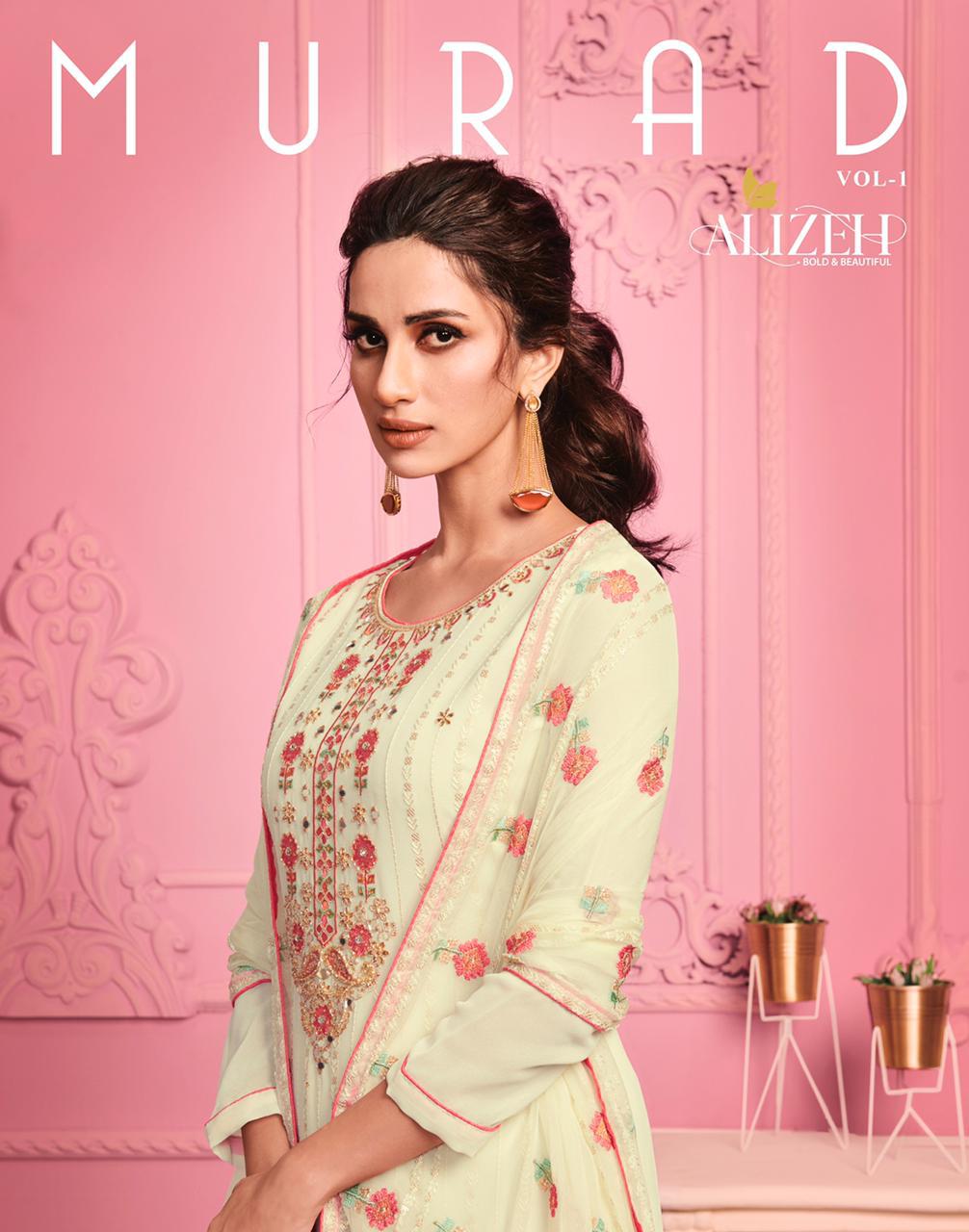 Alizeh Official Murad Vol-1 Designer Georgette Suit