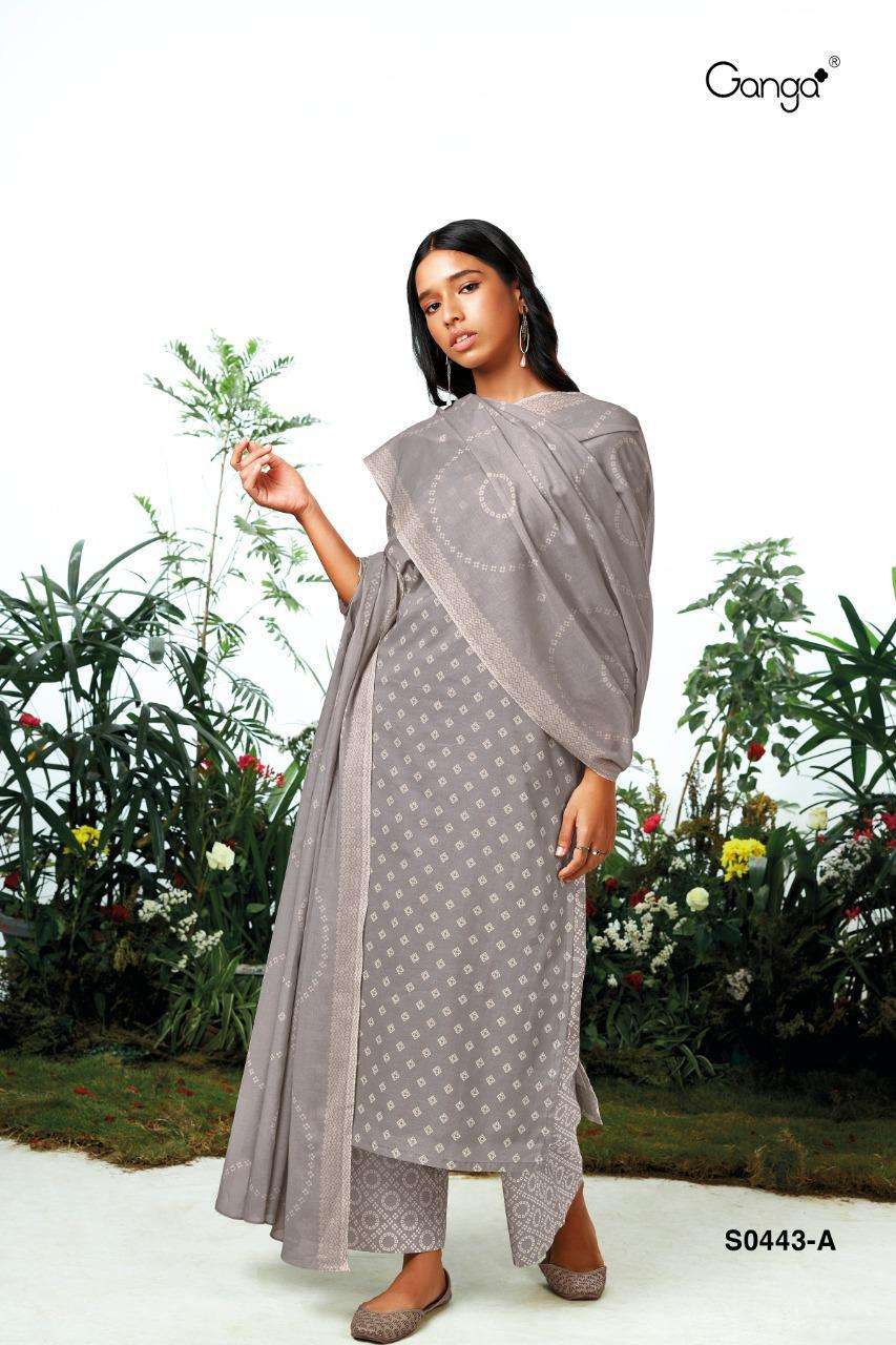 Ganga Fashion Melody-443 Super Cotton Print Salwar Kameez